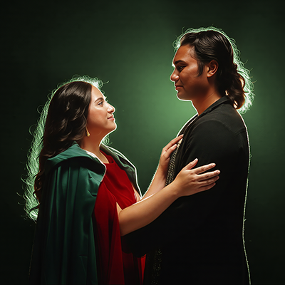 Romyn Sabatchi as Perdita, Ziya K. Quinn as Florizel